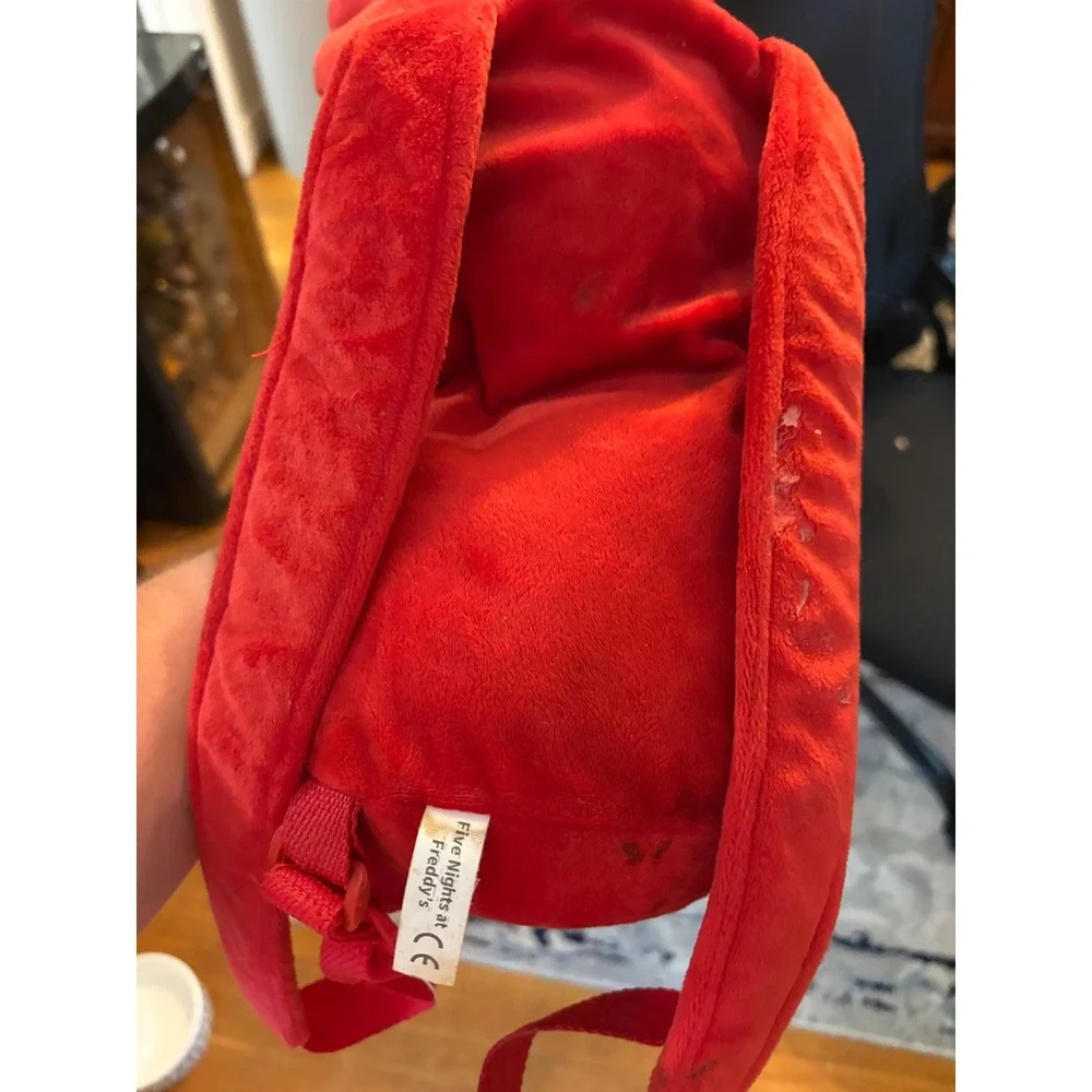 Five Nights at Freddys Foxy Plush Backpack Red Pirate FNAF Toy
